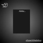 Chalkboard Sticker - Notes